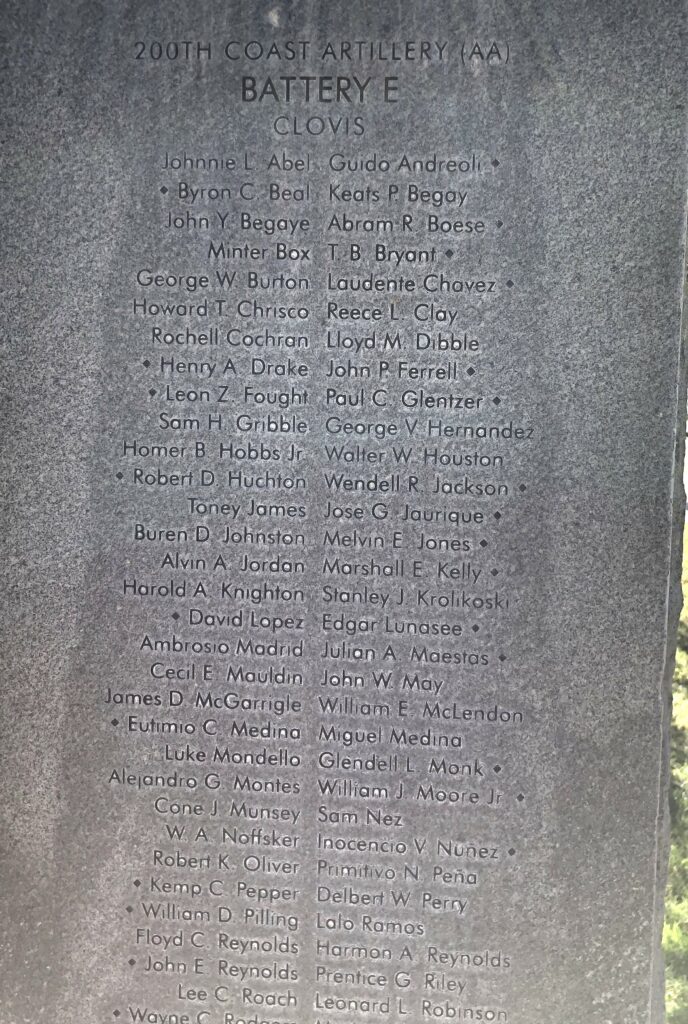 BATAAN MEMORIAL STONE T