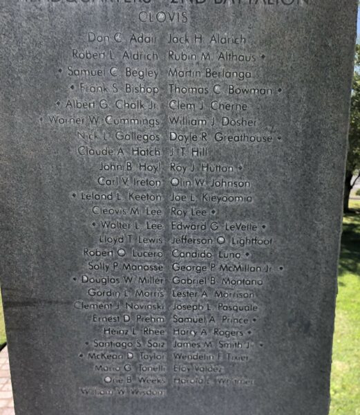 BATAAN MEMORIAL STONE H