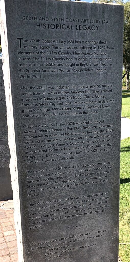 BATAAN MEMORIAL STONE D
