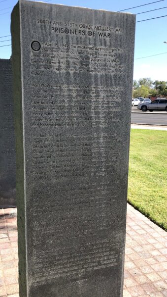 BATAAN MEMORIAL STONE C