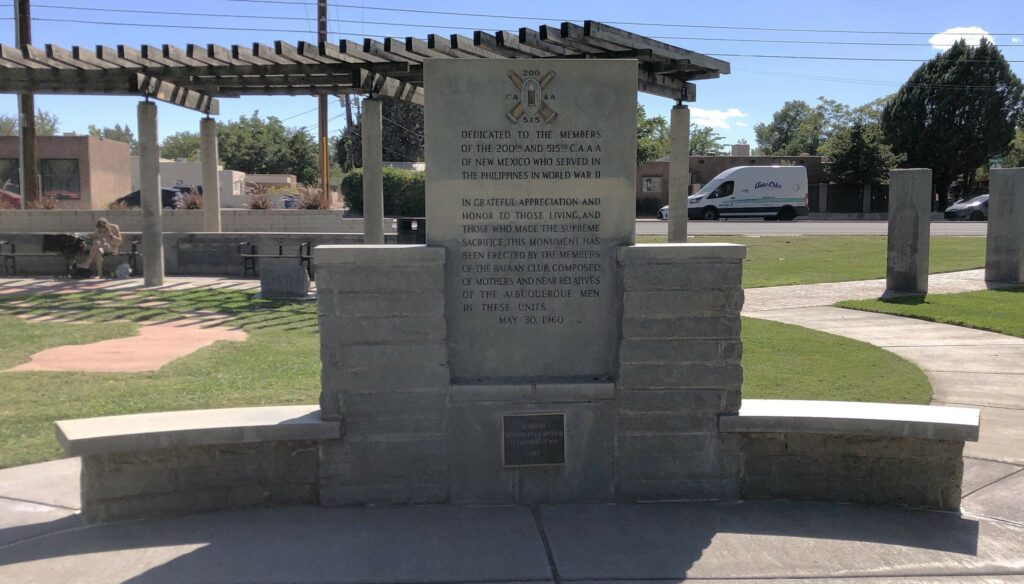 200TH AND 515TH C.A.A.A. WAR MEMORIAL