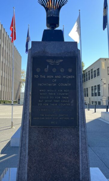 SNOHOMISH COUNTY GOLD STAR MEMORIAL