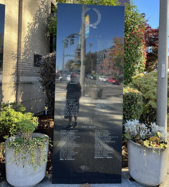 EVERETT CITY WAR VETERANS MEMORIAL RIGHT STONE