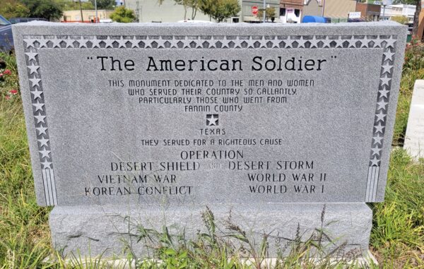 THE AMERICAN SOLDIER WAR MEMORIAL