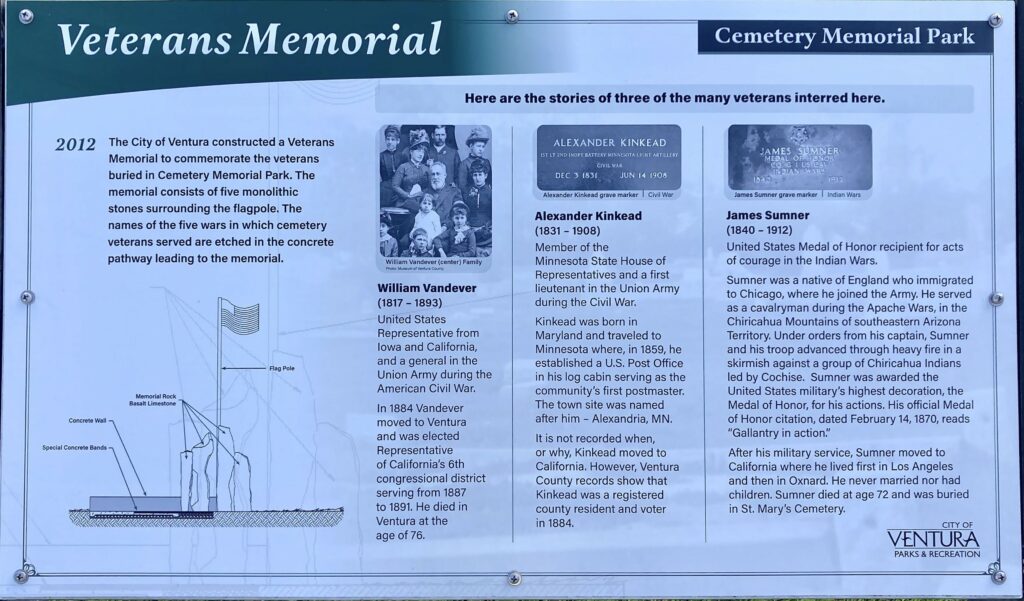 VETERANS MEMORIAL IN CEMETERY MEMORIAL PARK PANEL