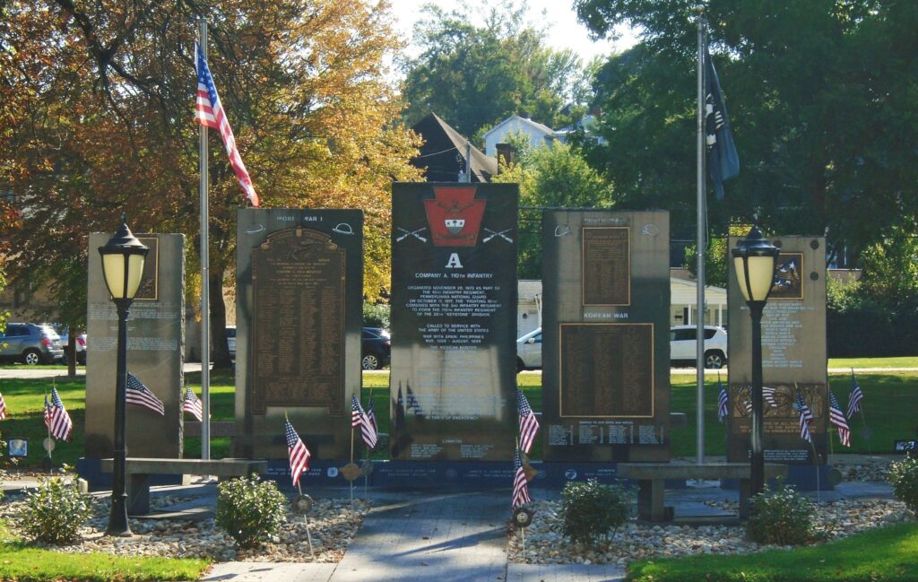 MONONGAHELA WAR VETERANS MEMORIAL FRONT