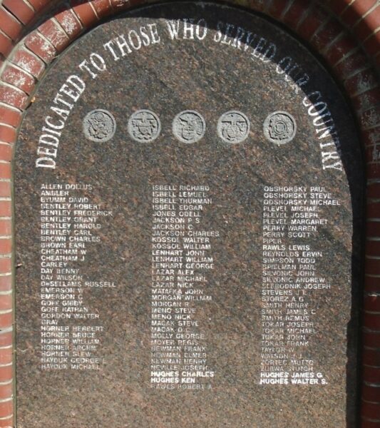 LOCK VIEW VETERANS MEMORIAL PLAQUE