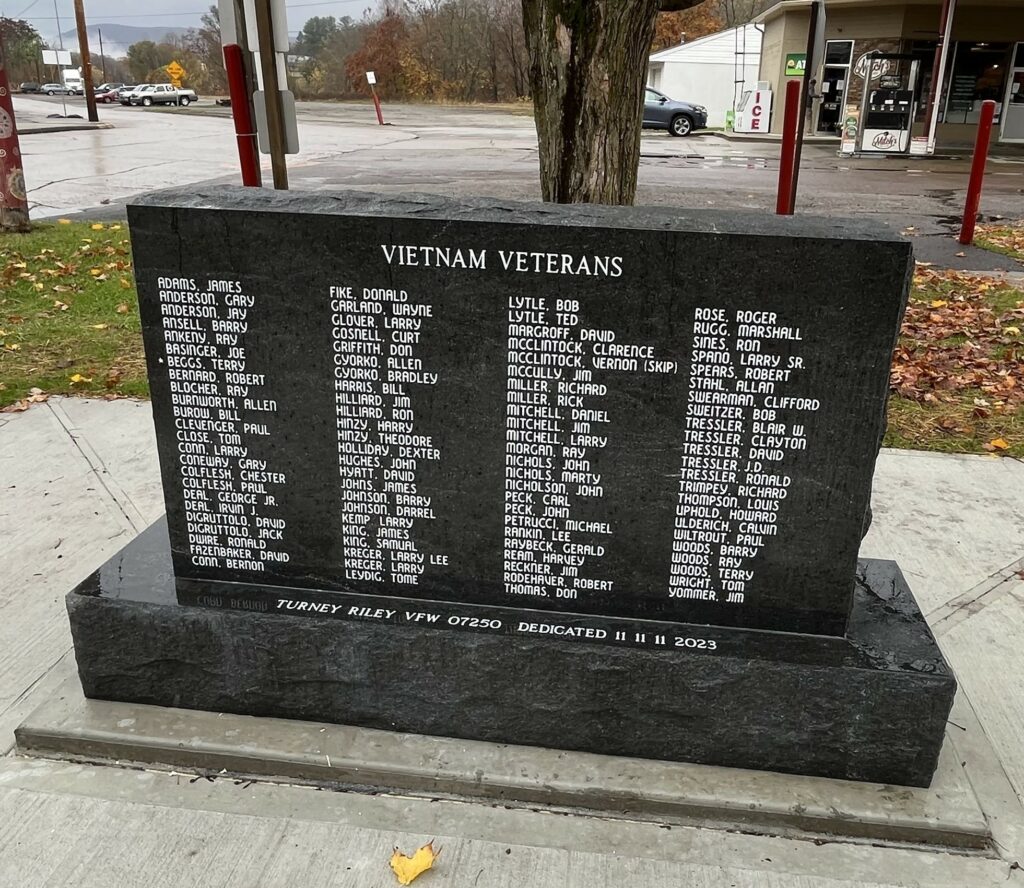 CONFLUENCE KOREAN WAR AND VIETNAM WAR MEMORIAL BACK