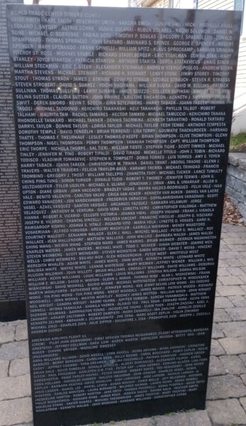 NORTH PLYMOUTH SEPTEMBER 11, 2001 MEMORIAL STONE I