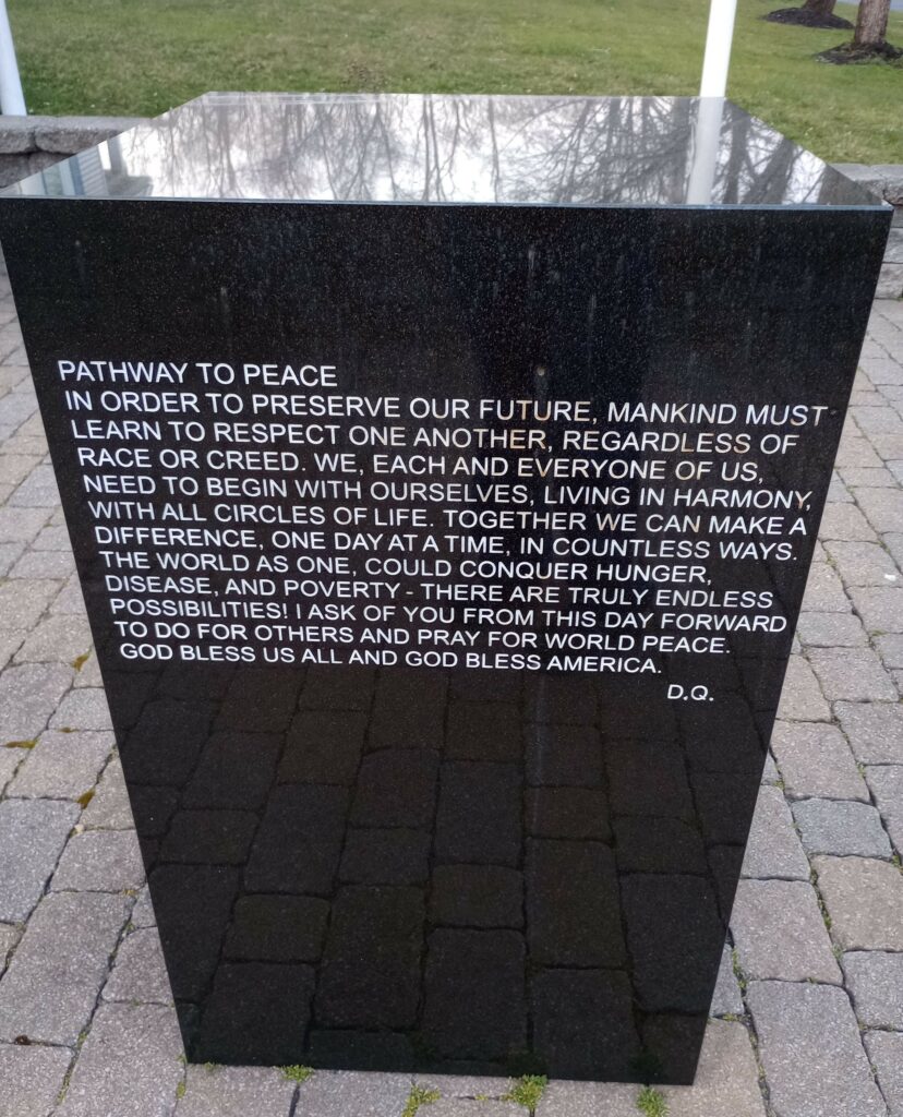NORTH PLYMOUTH SEPTEMBER 11, 2001 MEMORIAL STONE B