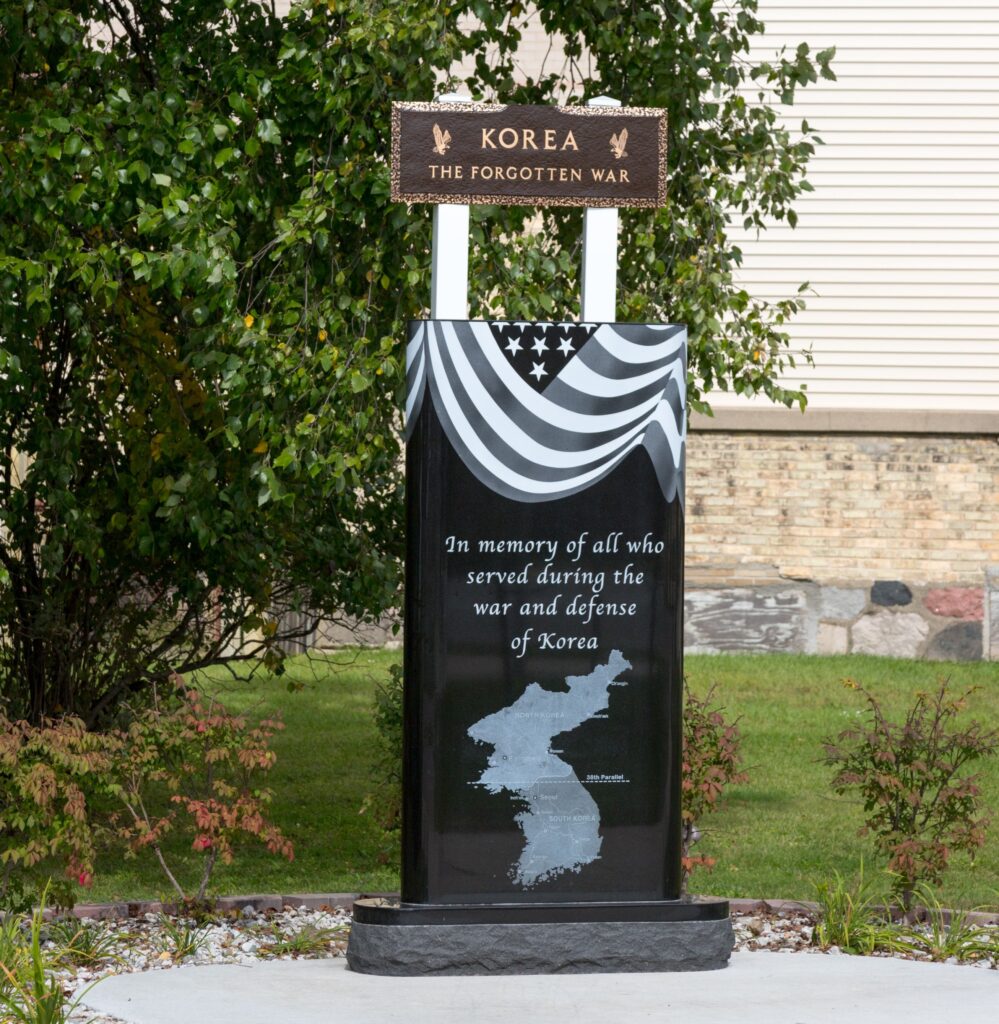 EVART KOREAN THE FORGOTTEN WAR MEMORIAL