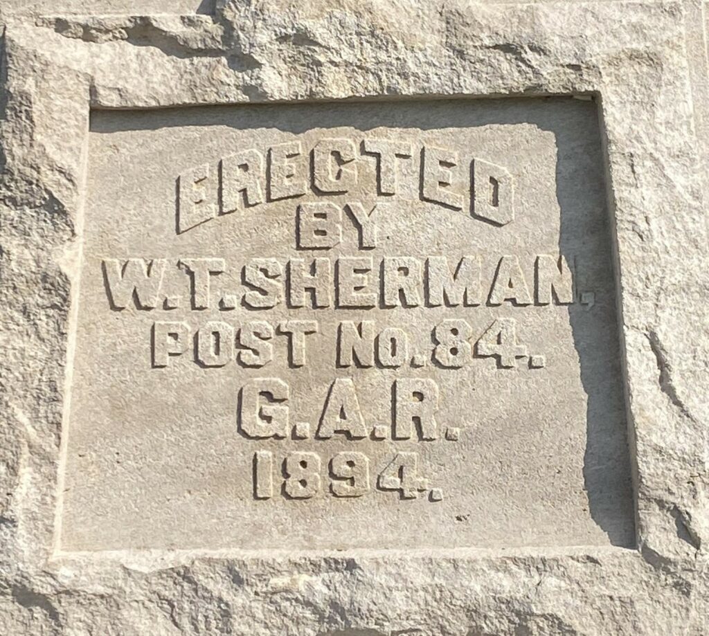 IN MEMORY OF THE DEFENDERS OF THE UNION MEMORIAL STONE B