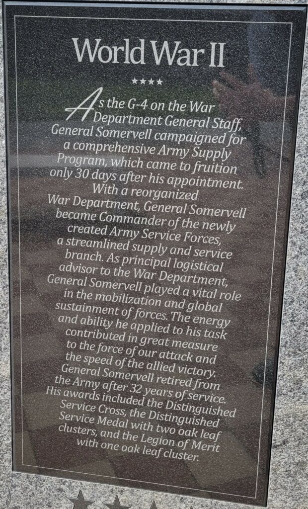GENERAL BREHON BURKE SOMEVELL WAR MEMORIAL PLAQUE C
