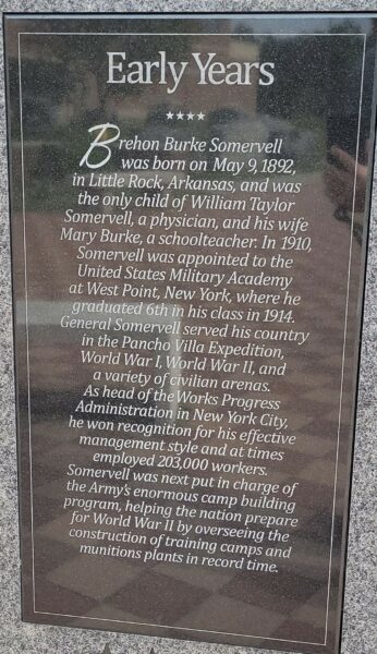 GENERAL BREHON BURKE SOMEVELL WAR MEMORIAL PLAQUE A