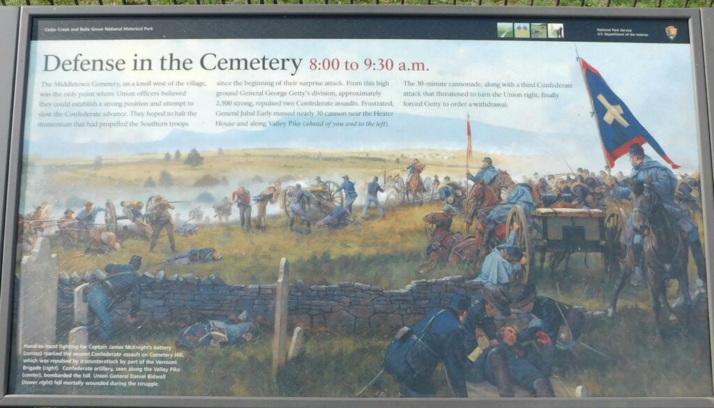 DEFENSE IN THE CEMETERY WAR MEMORIAL PANEL