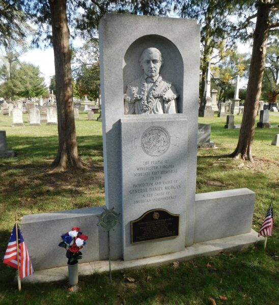 BRIGADIER GENERAL DANIEL MORGAN REVOLUTIONARY WAR  MEMORIAL