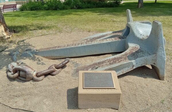 USS SAINT PAUL (CA-73) ANCHOR WAR MEMORIAL