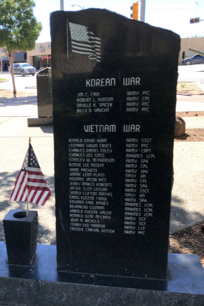 LEA COUNTY WAR MEMORIAL STONE C