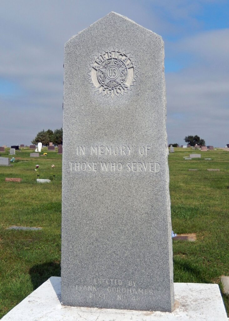 AMERICAN LEGION POST NO. 48 VETERANS MEMORIAL