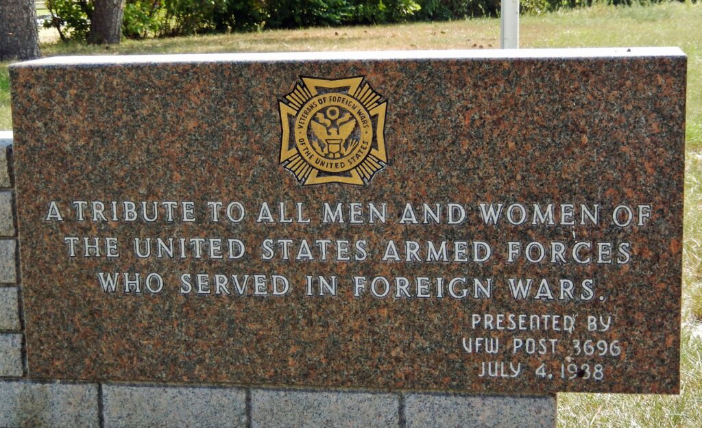 VFW POST 3693 VETERANS MEMORIAL STONE