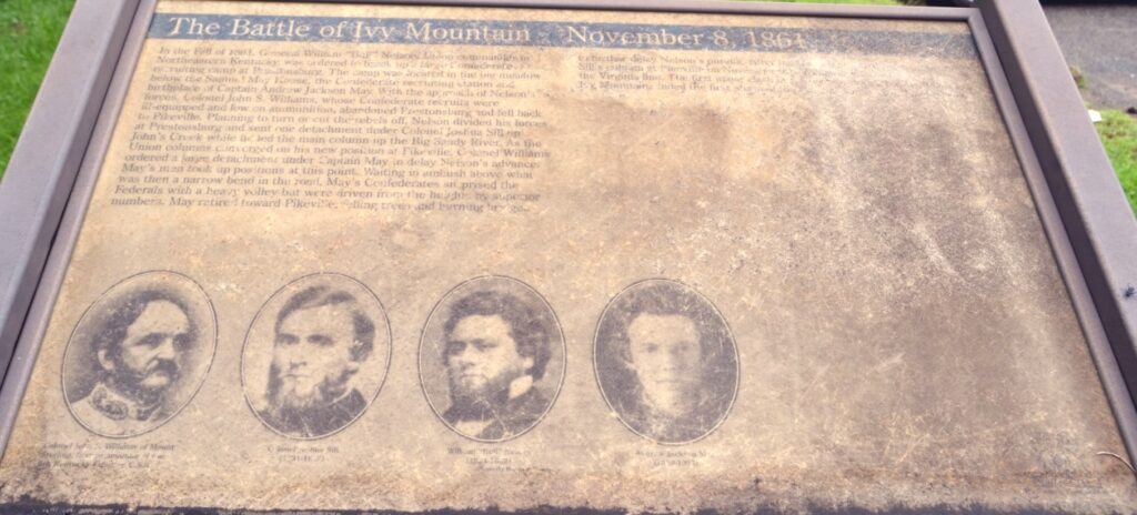 THE BATTLE OF IVY MOUNTAIN WAR MEMORIAL PANEL