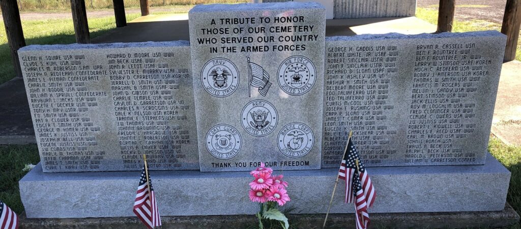 WINFIELD CEMETERY VETERANS MEMORIAL