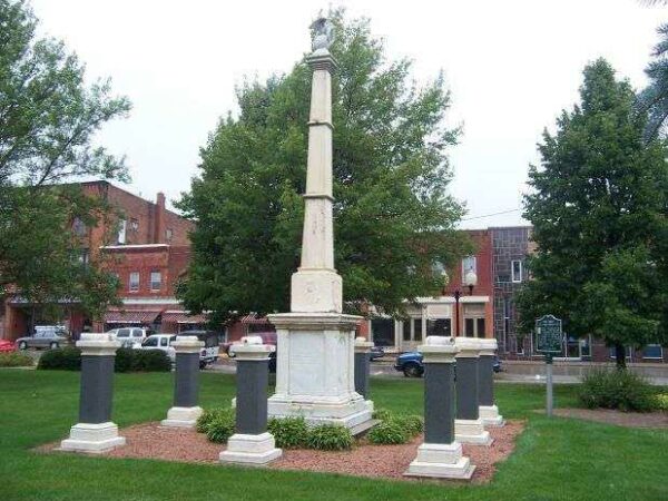 THE FIRST CIVIL WAR MONUMENT