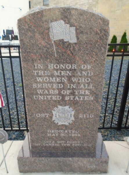 MOUNT  CARMEL ALL WARS VETERANS MEMORIAL