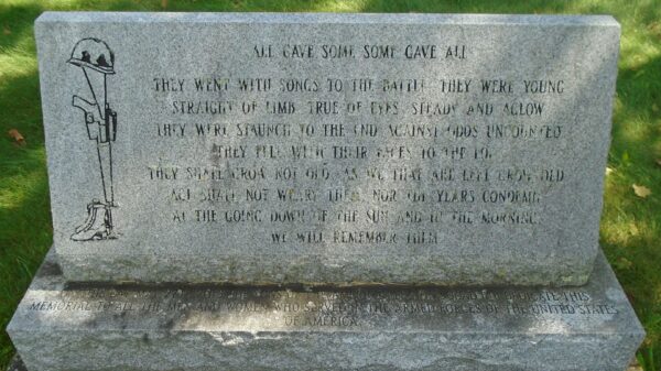 KNELLY PODANY POST 616 MEMORIAL BACK