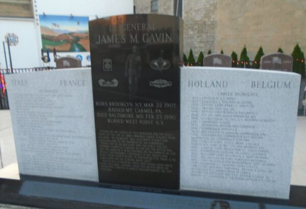 GENERAL JAMES M. GAVIN WAR MEMORIAL