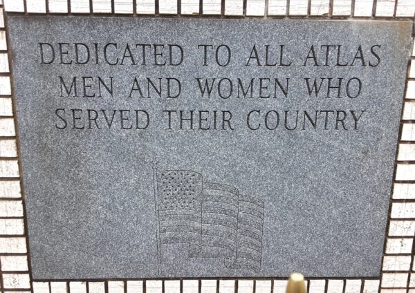 ATLAS FIRE COMPANY NO. 1 ALL VETERANS MEMORIAL STONE