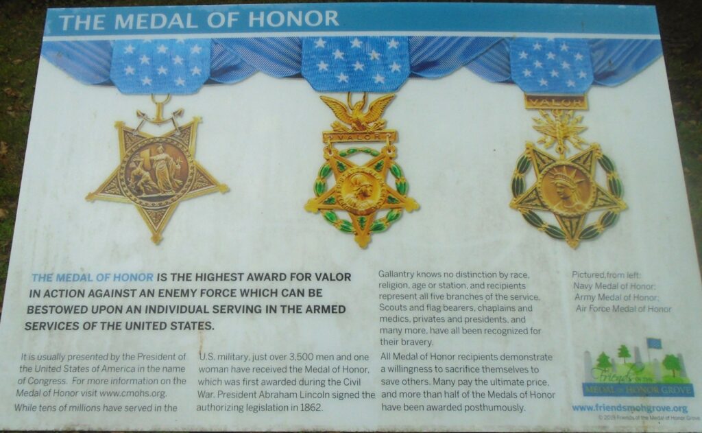 THE MEDAL OF HONOR WAR MEMORIAL PANEL