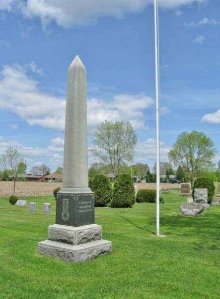 PARAIRIE VIEW CEMETERY G.A.R. CIVIL WAR MEMORIAL