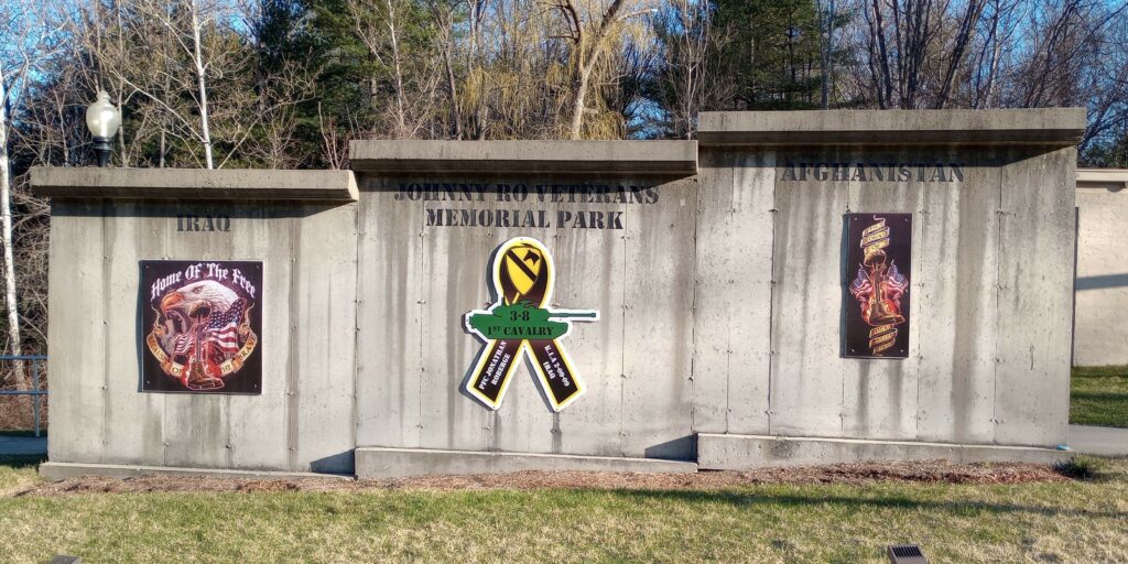 MASSACHUSETTS CASUALTIES OF WAR MEMORIAL FRONT WALL