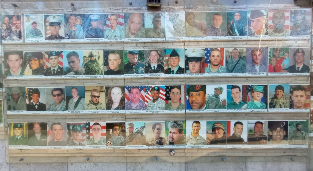 MASSACHUSETTS CASUALTIES OF WAR MEMORIAL WALL E