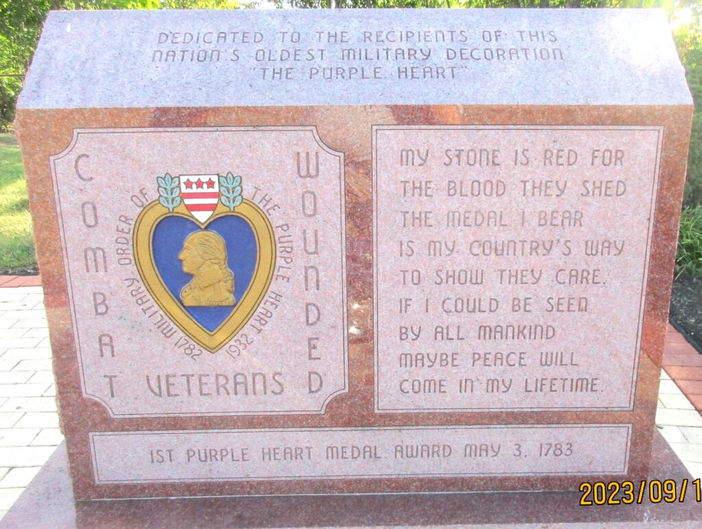 WALTON-VERONA COMBAT WOUNDED VETERANS WAR MEMORIAL