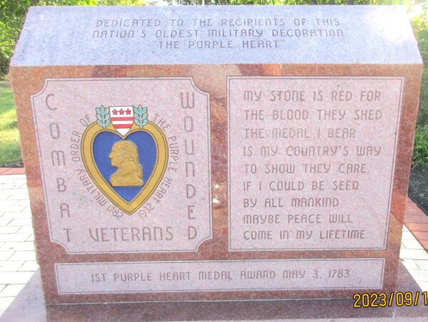 WALTON-VERONA COMBAT WOUNDED VETERANS WAR MEMORIAL