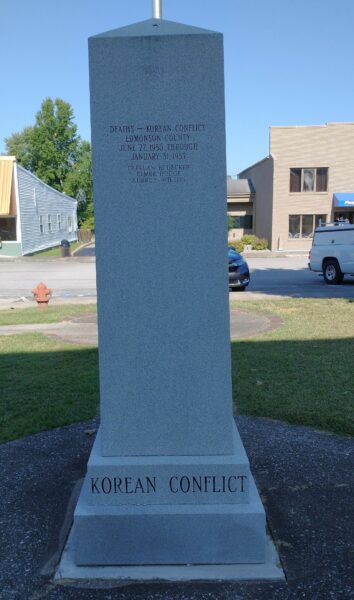 EDMONSON COUNTY SUPREME SACRIFICE VETERANS MEMORIAL SIDE C