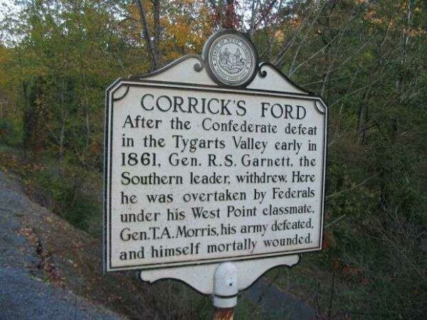 CORRICK’S FORD WAR MEMORIAL MARKER