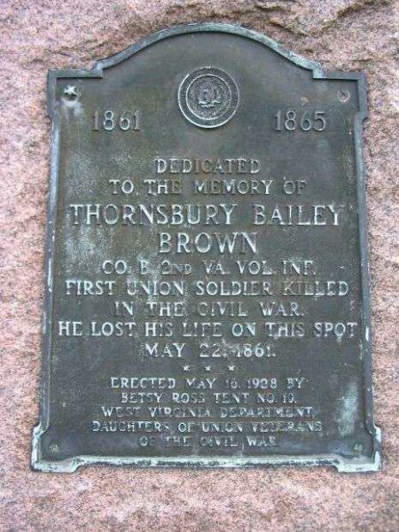 THORNSBURY BAILEY BROWN WAR MEMORIAL PLAQUE