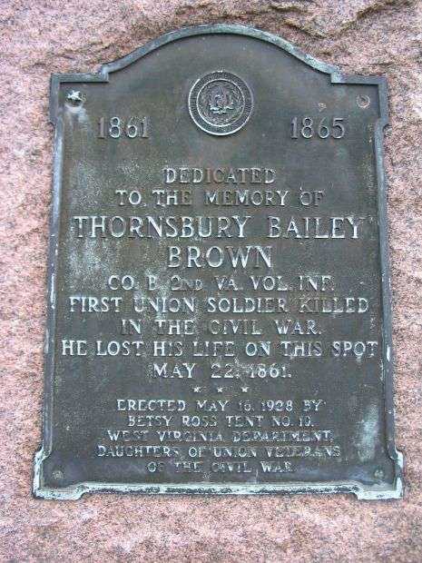 THORNSBURY BAILEY BROWN WAR MEMORIAL PLAQUE