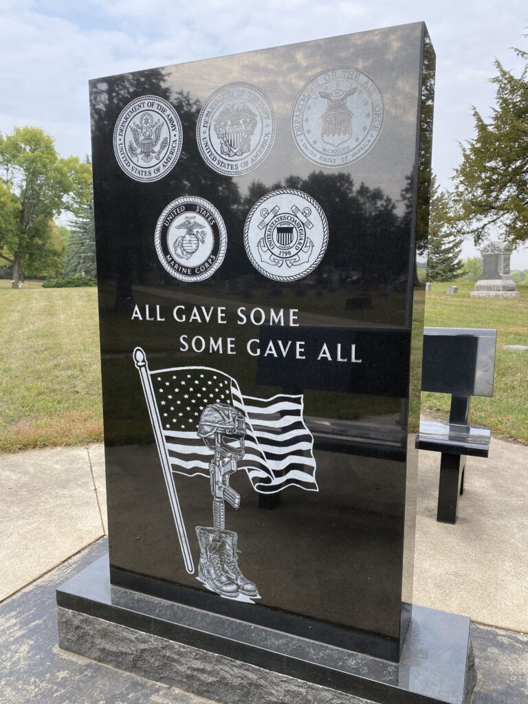 LAKEVIEW CEMETERY ALL GAVE SOME GAVE ALL MEMORIAL