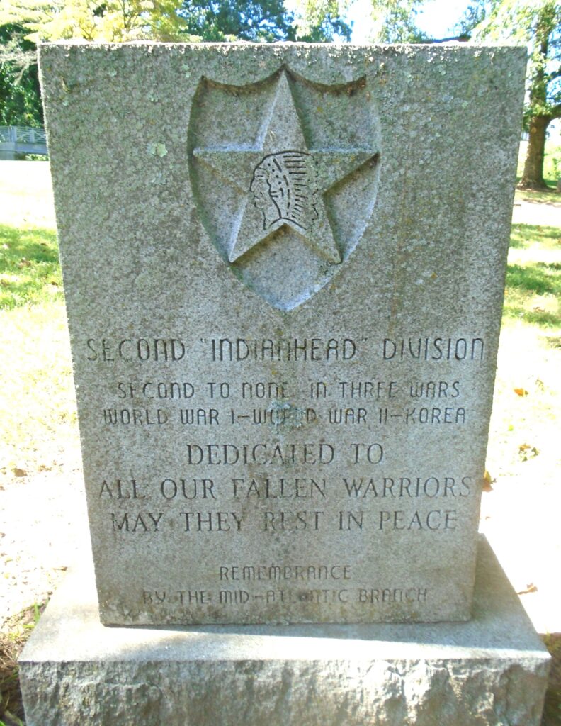 SECOND “INDIANHEAD” DIVISION WAR MEMORIAL