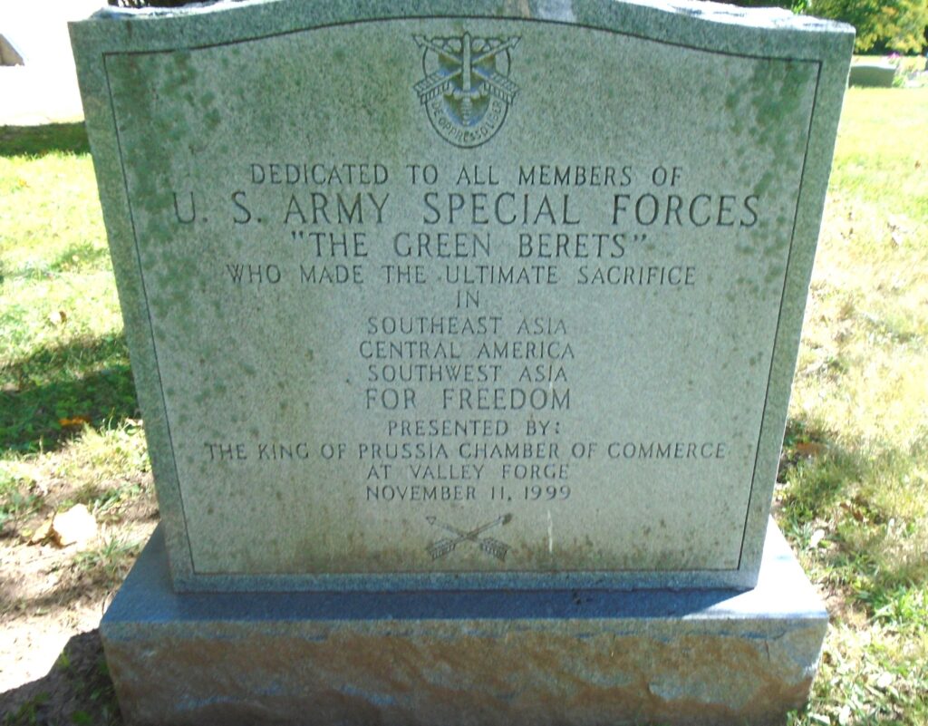 U.S. ARMY SPECIAL FORCES WAR MEMORIAL