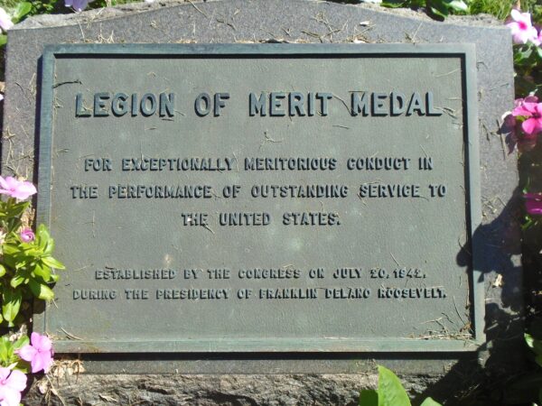 LEGION OF MERIT MEDAL MEMORIAL