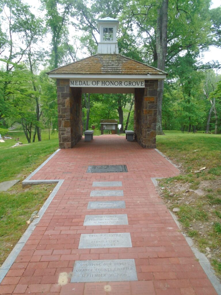 MEDAL OF HONOR GROVE WAR MEMORIAL PAVILION
