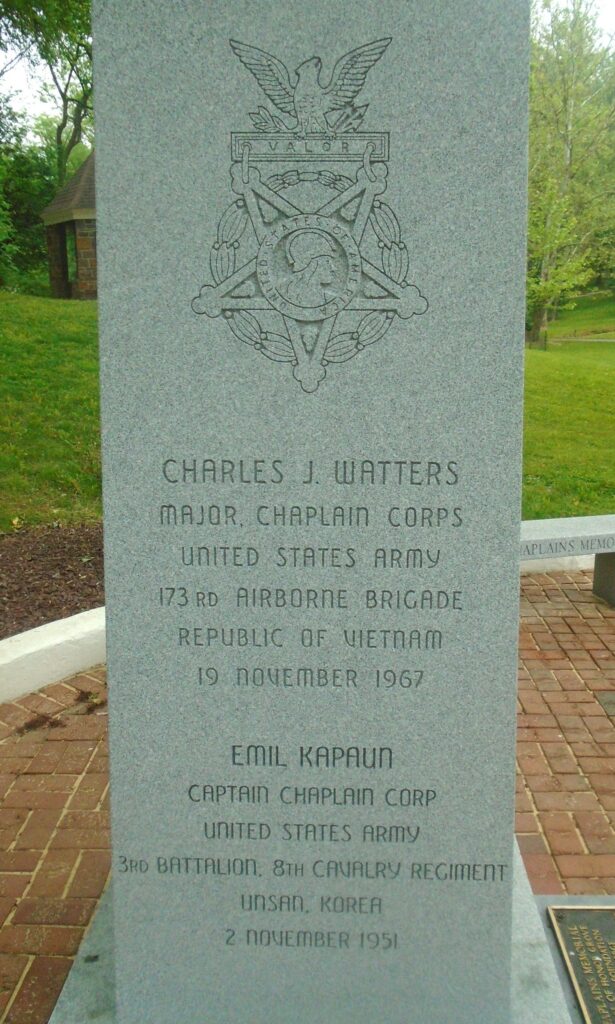 CHAPLAINS MEMORIAL MEDAL OF HONOR GROVE MEMORIAL STONE C