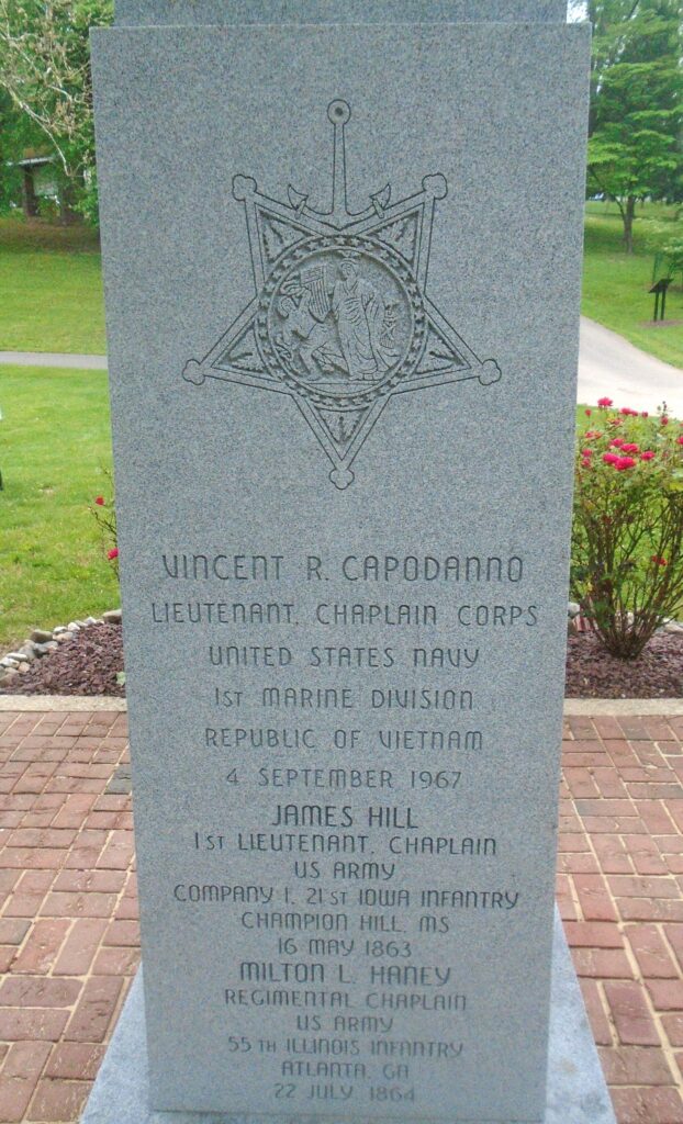 CHAPLAINS MEMORIAL MEDAL OF HONOR GROVE MEMORIAL STONE B