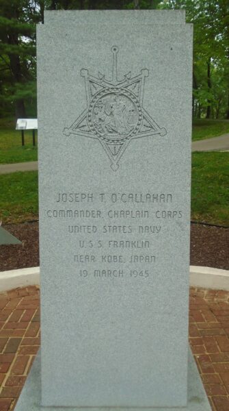 CHAPLAINS MEMORIAL MEDAL OF HONOR GROVE MEMORIAL STONE A