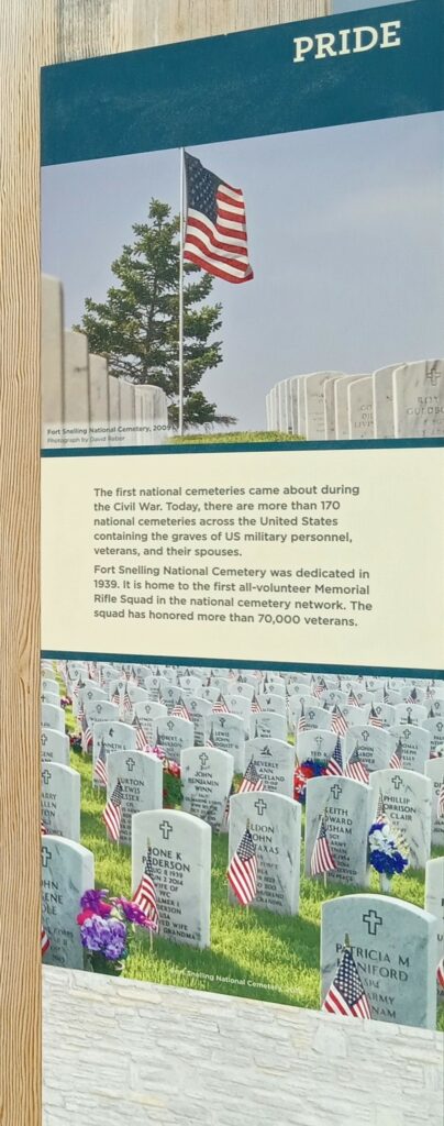 FORT SNELING MEMORIAL RIFLE SQUAD PLAQUE B